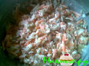 Салат из копчёного кальмара