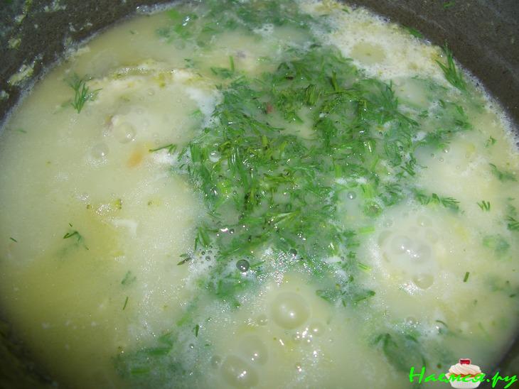 Суп с брокколи и сыром