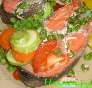 Рыба, запеченная в конверте