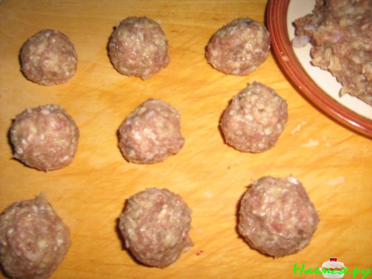 Необычные фрикадельки с бульоном Необычные фрикадельки с бульоном