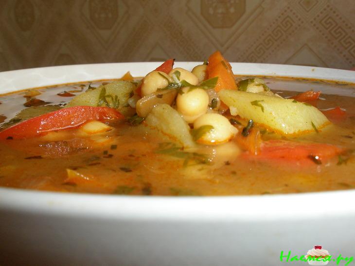 Похлебка с нутом (постная)