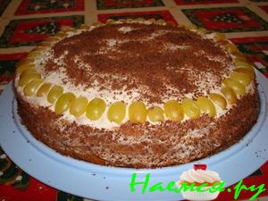 Сметанно-ореховый торт