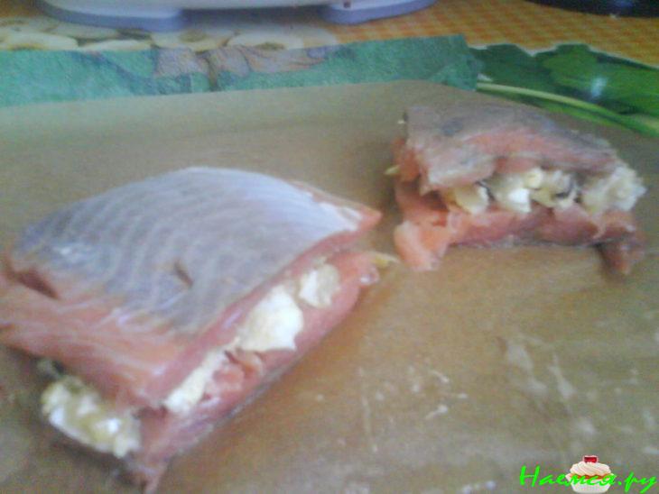 Фаршированная красная рыба