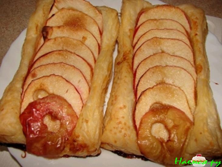 Яблочные "саночки"