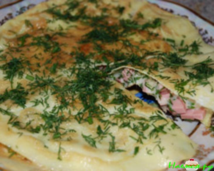 Омлет - закрытая пицца