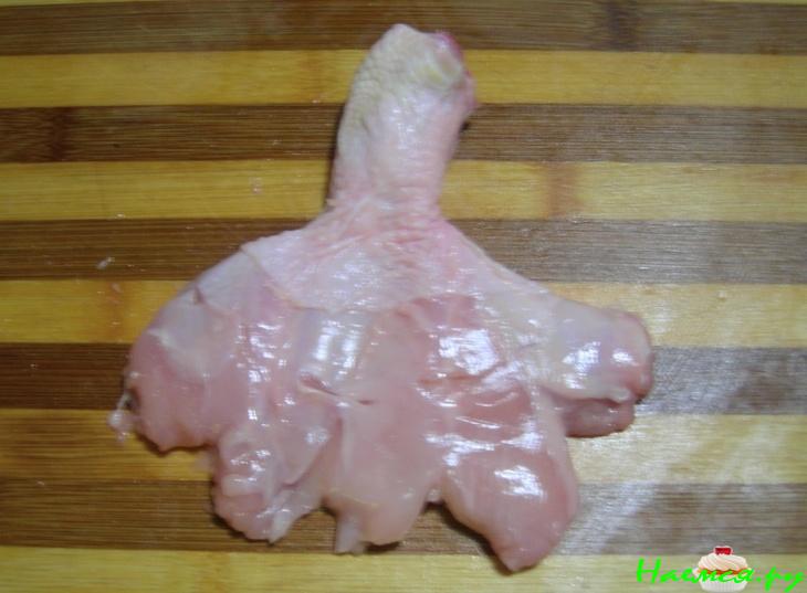 "Веера" из куриных ножек