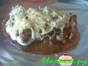 "Грибная поляна" на отбивных