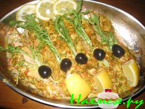 Стейки семги под авокадо