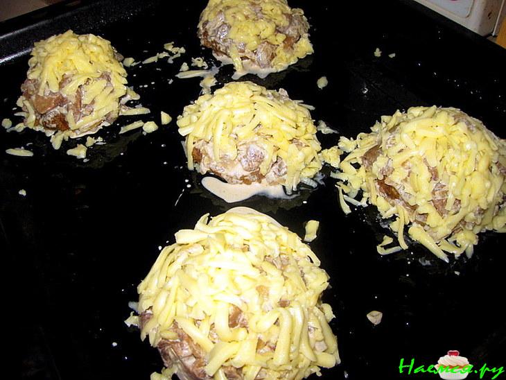 Котлеты в шапочках Котлеты в шапочках