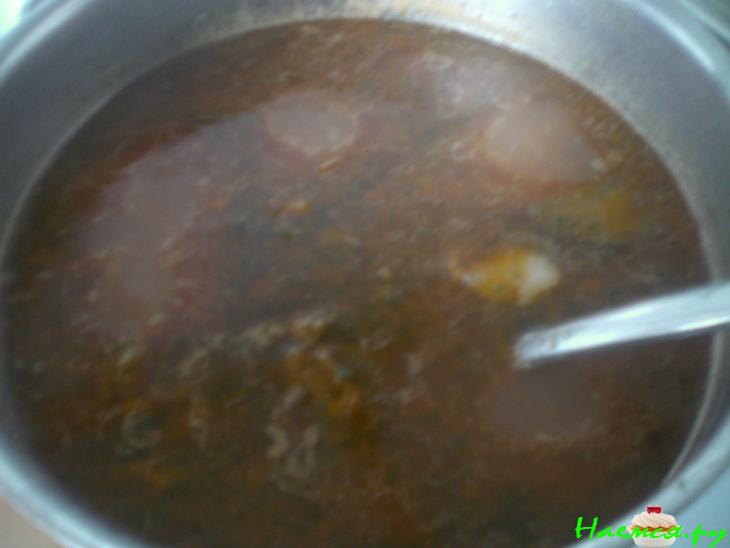 Суп харчо с суповой говядиной