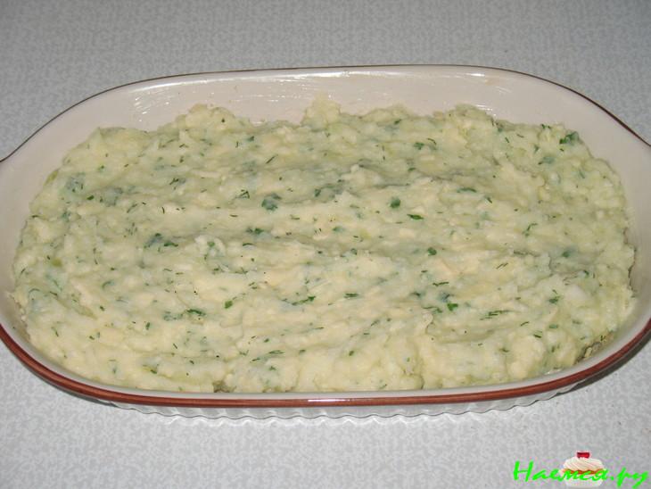 Печеное пюре из картошки и кольраби Печеное пюре из картошки и кольраби