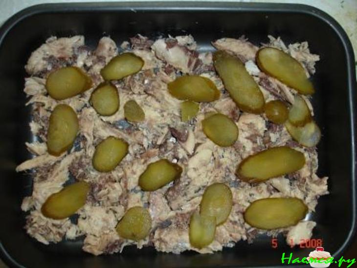 Рыба с картошкой и майонезом