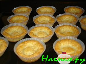 Корзиночки-тарталетки для любой начинки (быстрый способ)