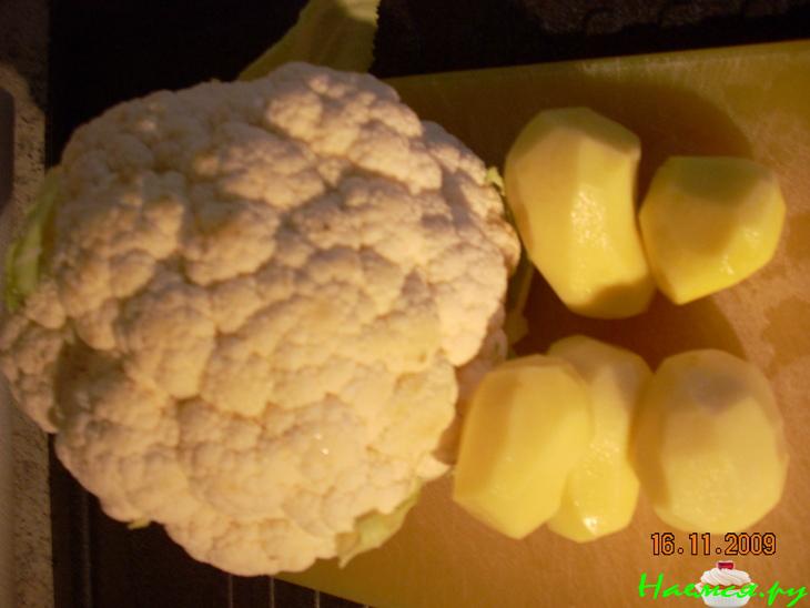 Крем-суп с Курицей и Цветной капустой