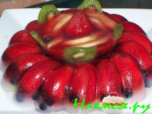 Желейно-фруктовый десерт для взрослых