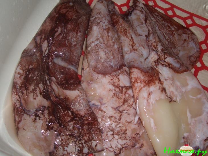 Салат из кальмар