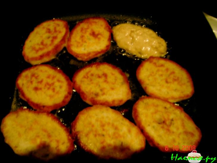 Оладьи рыбные