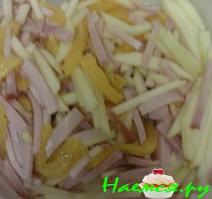 Фруктовое ассорти с ветчиной Фруктовое ассорти с ветчиной