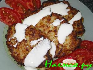 Овощные котлеты с рисом