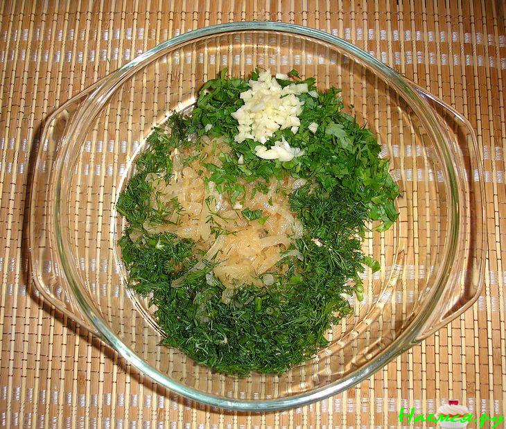 Закуска из баклажана и кабачка