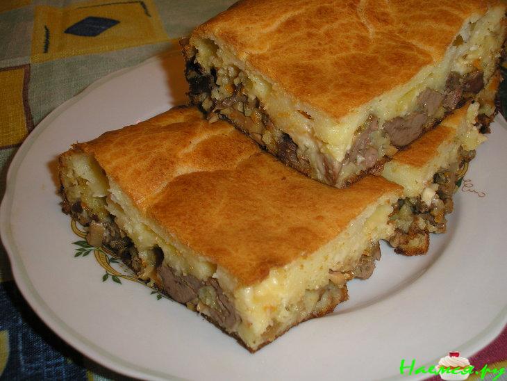 Заливной пирог "Сердечный"