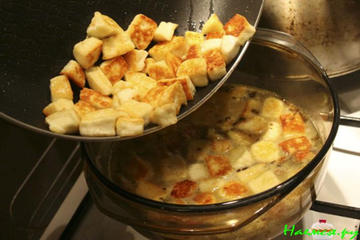 Панир Масала (Жаренные сырные кубики с пряностями)