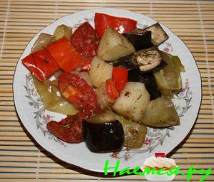 Запеченные овощи с розмарином Запеченные овощи с розмарином