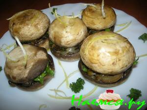 Грибочки фаршированные &laquo;Бочонки&raquo;