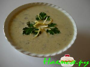 Лимонный суп-пюре с овощами и фисташками Лимонный суп-пюре с овощами и фисташками