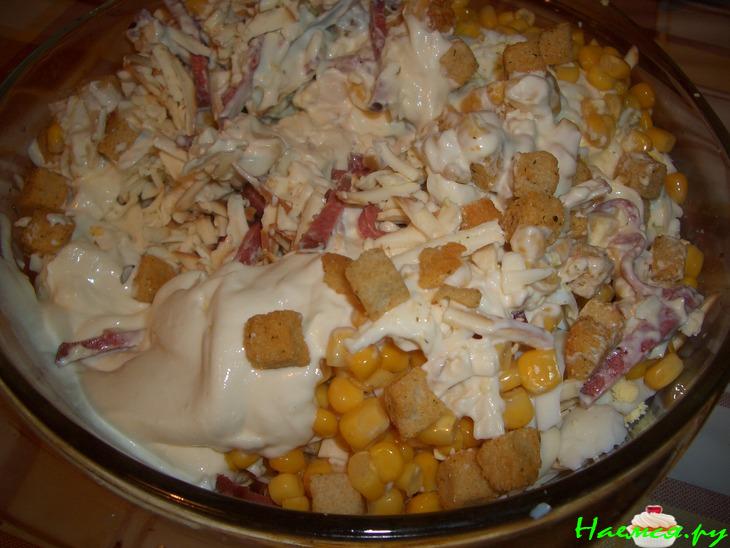 Салат "Копчененький"