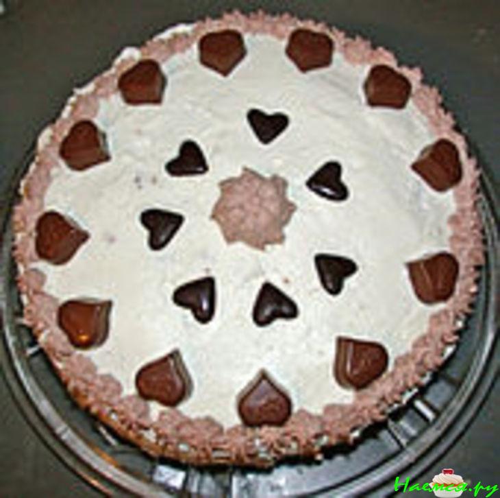 Торт с грушами, маком и марципаном Торт с грушами, маком и марципаном