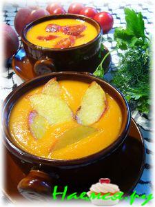 Суп из паприки с персиками Суп из паприки с персиками