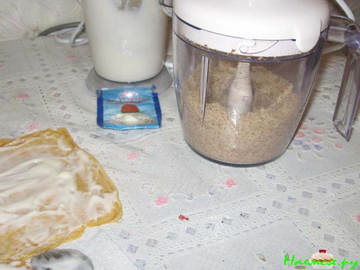 Вафельный лёгкий тортик