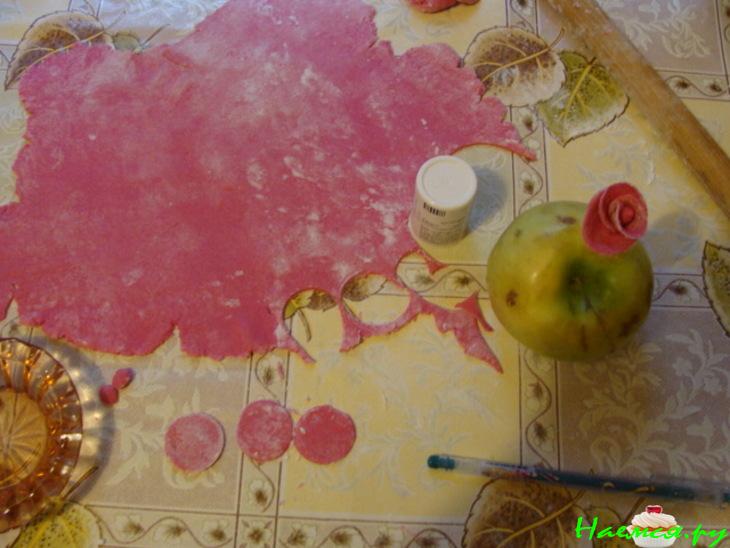 Торт с украшением из мастики (вариант)