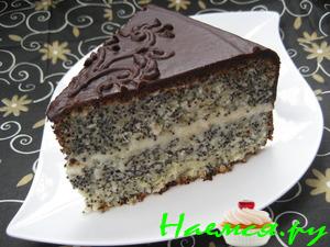 Торт Трюфельно-Маковый