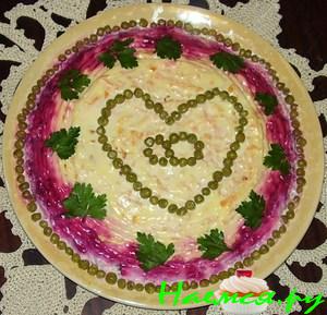 Салат "Горка" очень вкусный Салат "Горка" очень вкусный