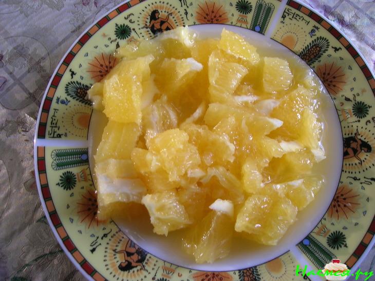 Апельсиновый десерт