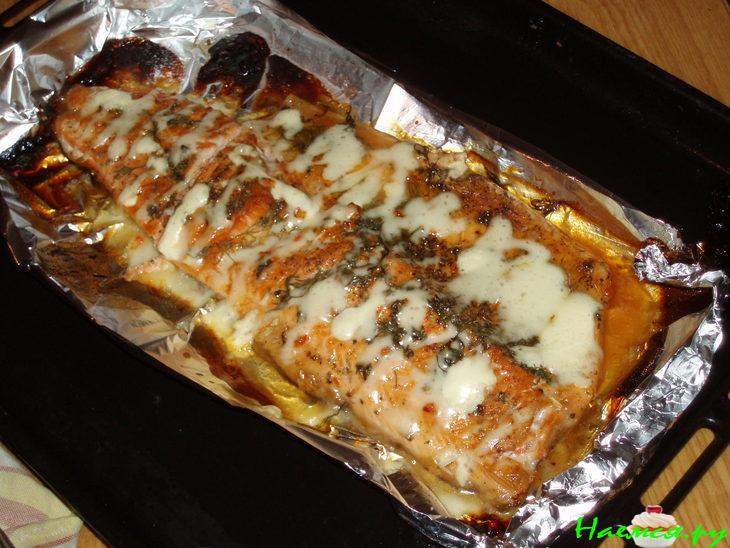 Форелька под сладко-кислым соусом