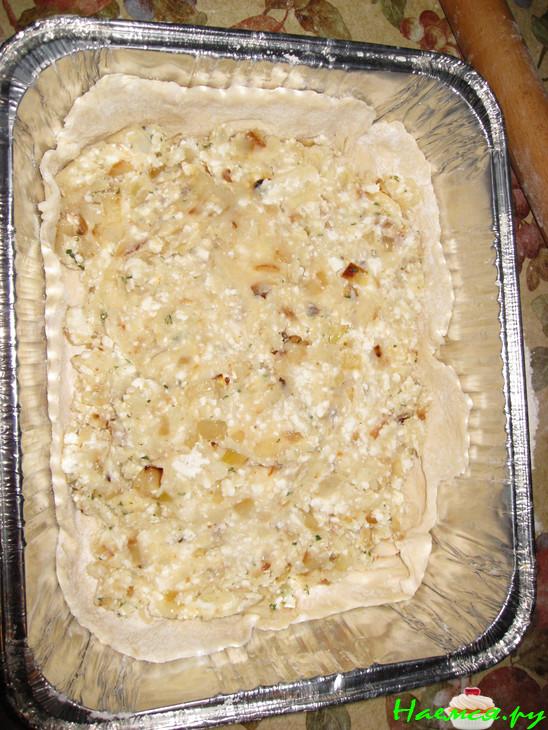 Пирог с брынзой и картошкой