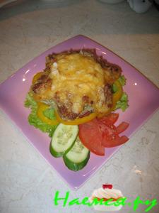 Мясные кексы с картофельной прослойкой