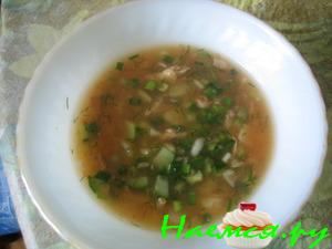 Окрошечка украинская но березовом соке