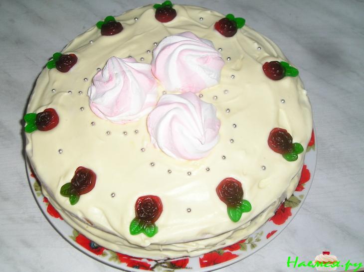 Королевский торт со сгущенкой