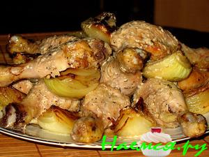 Куриные ножки с соусом из портвейна и мадейры