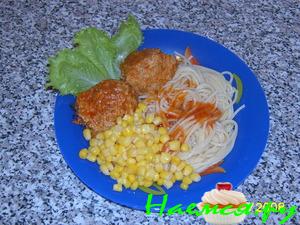 Ежики куриные с рисом Ежики куриные с рисом