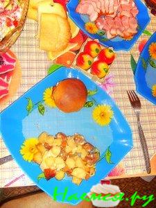 Горшочки накрытые тестом