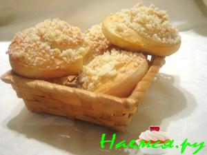 Булочки-улитки со штрейзелем Булочки-улитки со штрейзелем