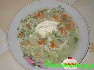 Супчик с яичком (легкий супец) Супчик с яичком (легкий супец)
