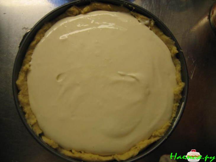 Пирог с творогом и абрикосами