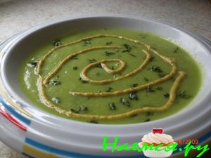 Суп-крем из авокадо с тимьяном и горчицей