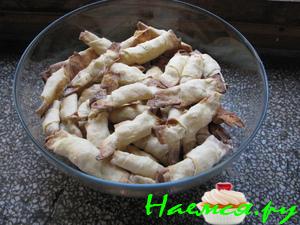 Рогалики ванильные